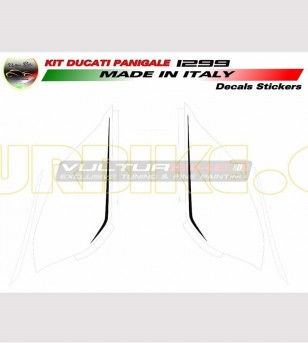 Pegatinas de diseño de cohecho personalizadas - Ducati Panigale 959/1299