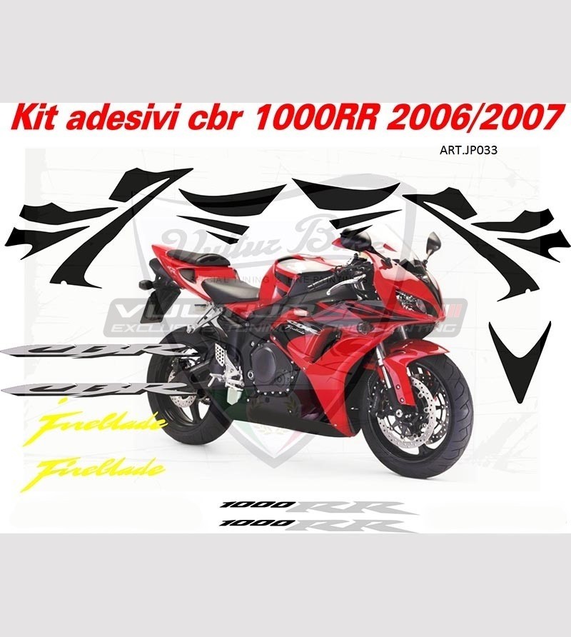 Complete motorcycle stickers' kit - Honda CBR 1000RR 2006 2007