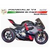 Kit adesivi special rosso nero - Ducati Panigale V4 / V4S / V4R / V4 2020 