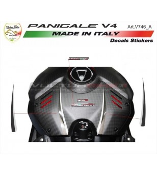 Aufkleber für Silber /schwarz spezielle Tankabdeckung - Ducati Panigale V4 / V4S / V4R