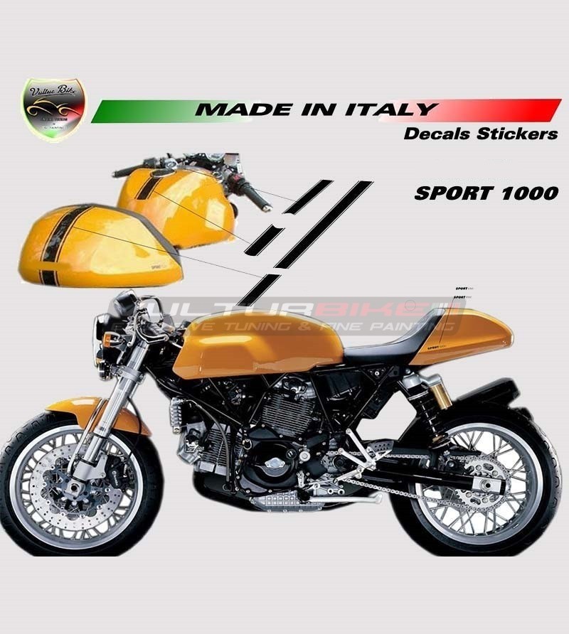 Kit adesivi nero - Ducati GT Sport 1000