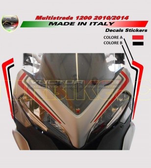 Stickers for front fairing - Ducati Multistrada 1200 2010/14