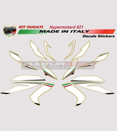 Kit adhesivo de diseño Tricolor - Ducati Hypermotard 821/939 