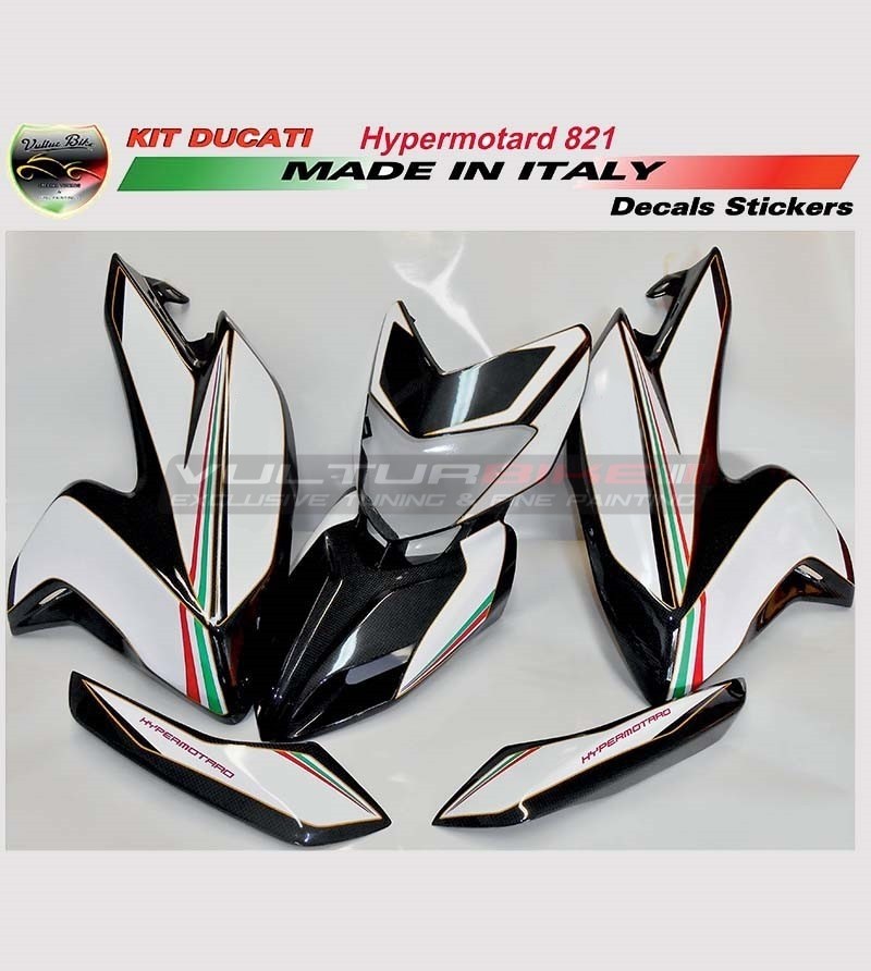 Kit adhesivo de diseño Tricolor - Ducati Hypermotard 821/939
