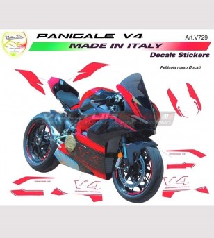 Diseño completo de pegatinas de kit Color - Ducati Panigale V4