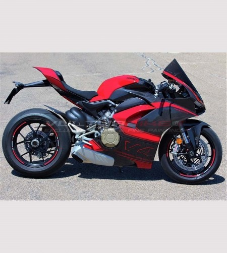 Komplette Kit Aufkleber Design Farbe - Ducati Panigale V4 