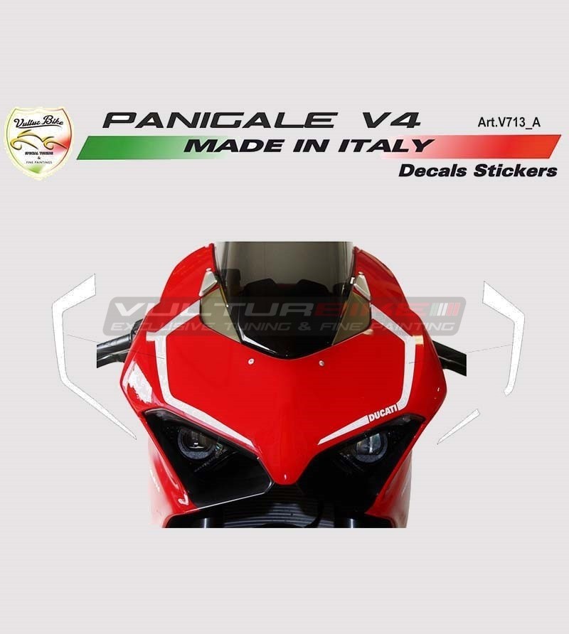2 Dome Aufkleber - Ducati Panigale V4 / V4S / V4R / V2 2020