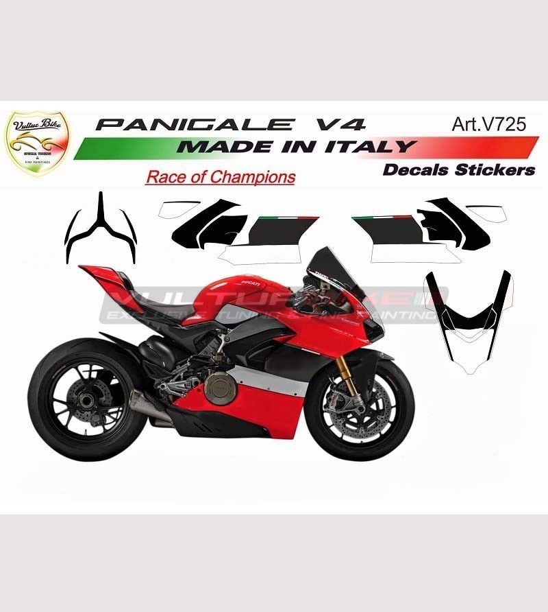 Rennen der Champion Design Aufkleber Kit - Ducati Panigale V4