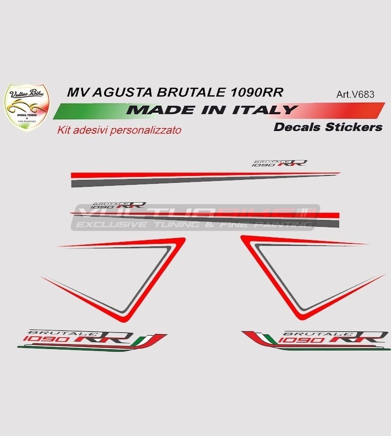 Custom stickers kit - MV Augusta Brutale 1090RR
