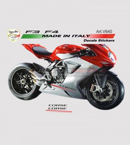 Stickers kit for motorcycles MV Agusta F3/F4 800