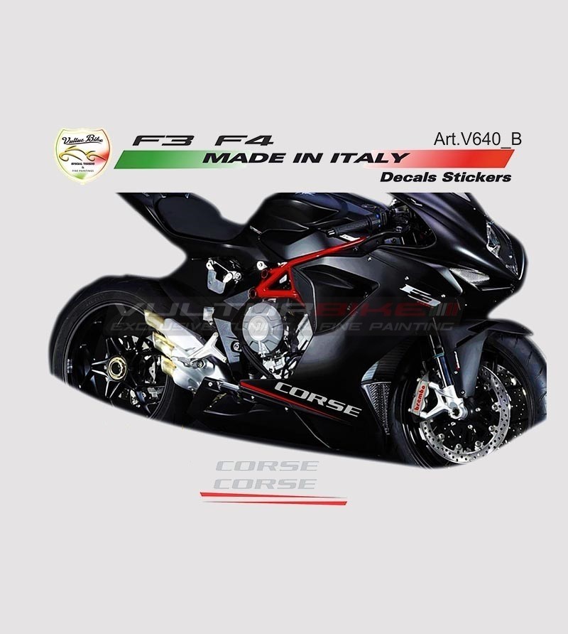 Kit Adesivi MV Agusta F3 800 – Sticker Personalizzati Per Moto