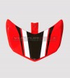 Kit de pegatinas en blanco y negro para spoiler Ducati Hypermotard 796/1100
