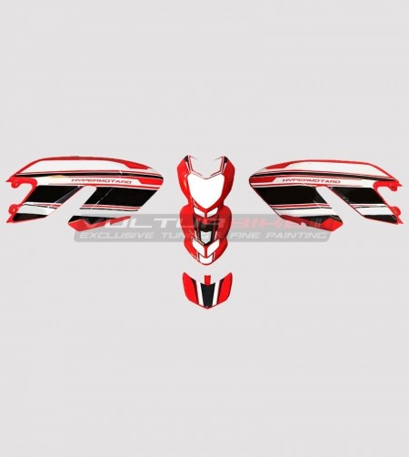 Aruba Team's complete design stickers' kit for Ducati Hypermotard 796/1100