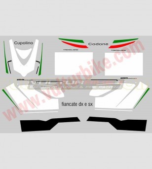 Kit autocollant tricolore - Ducati Panigale 899 / 1199