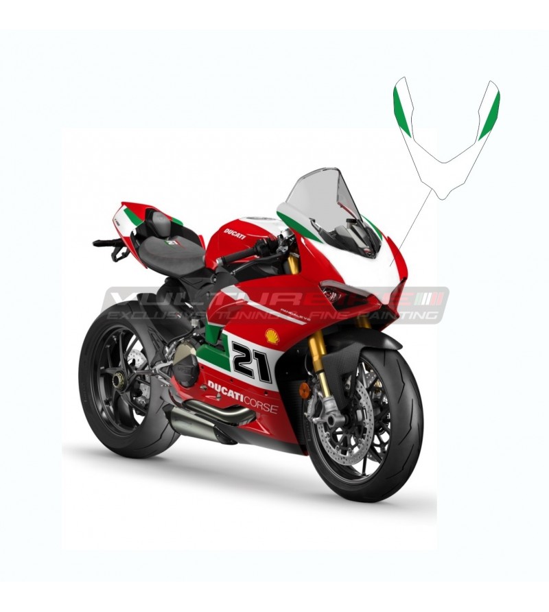 Adesivo replica Troy Bayliss cupolino - Ducati Panigale V2 2020 / 2022