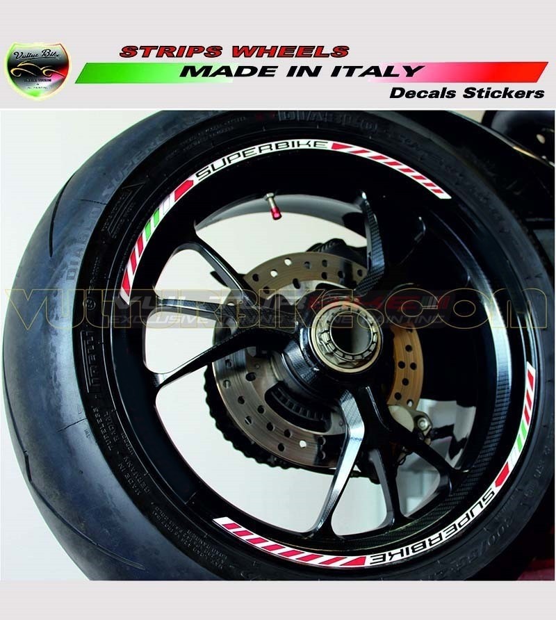 Profili Adesivi Ruote Ducati Corse Superbike