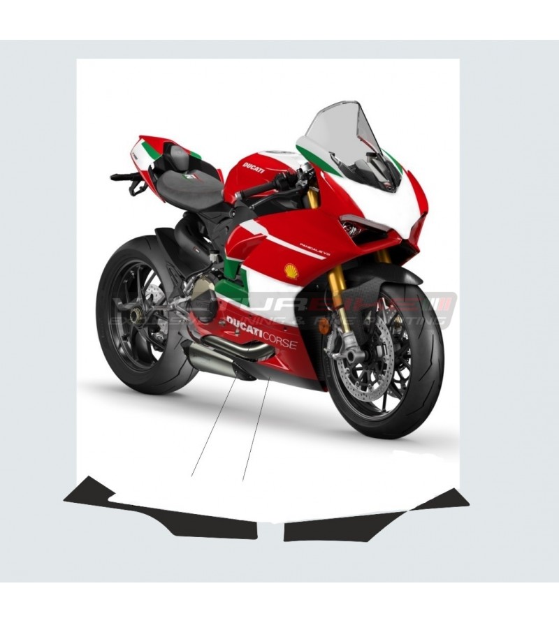 Adesivi replica Troy Bayliss carene laterali inferiori - Ducati Panigale V2 2020 / 2022