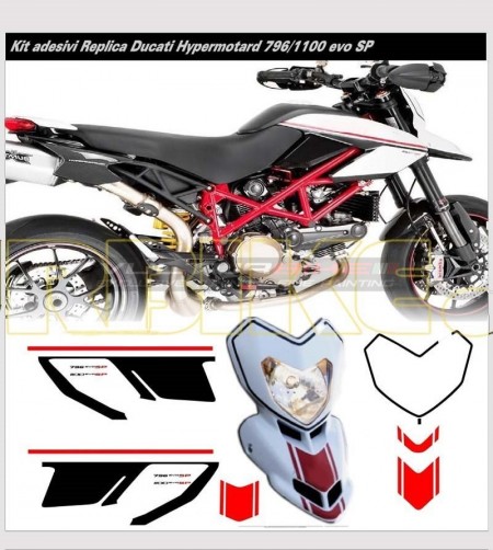 Replica b/r Sticker Kit - Ducati Hypermotard 1100/EVO SP 