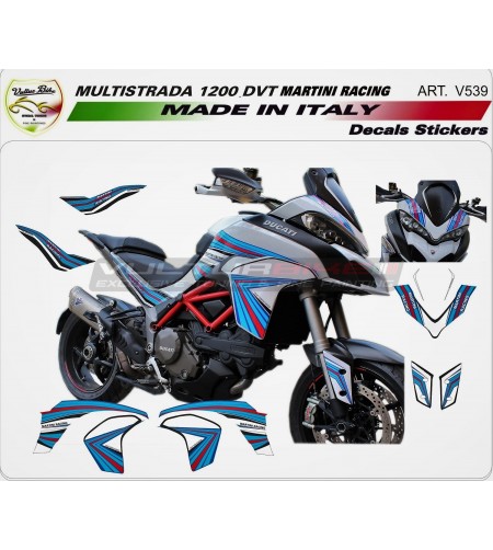 Kit de pegatinas martini racing - Ducati Multistrada 950/1200 DVT