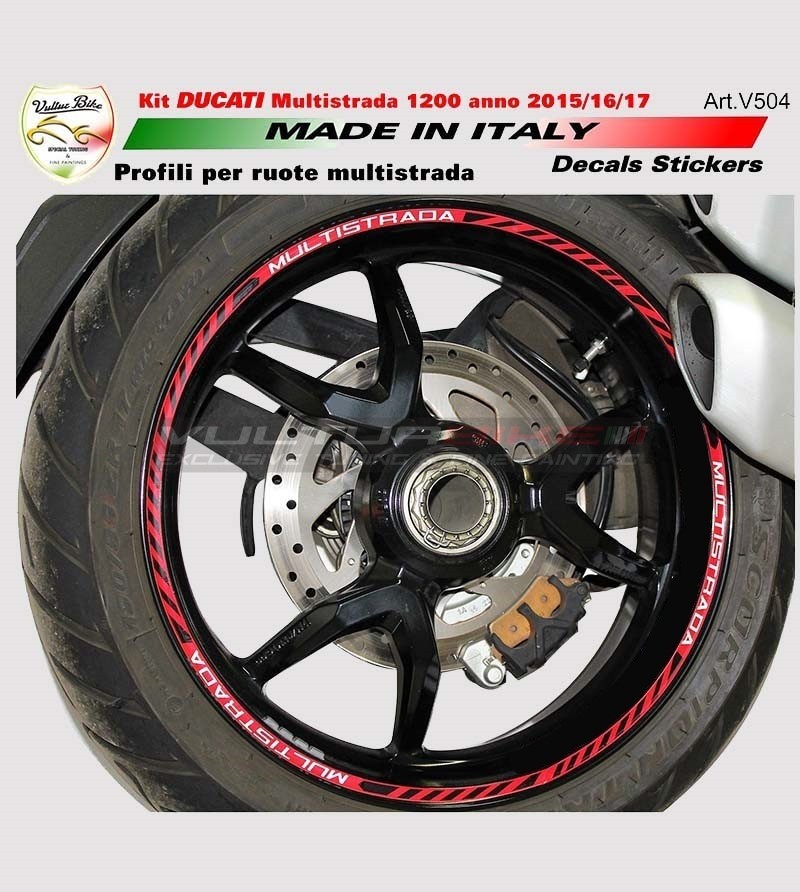 Autocollants pour roues multimodèles - Ducati Multistrada