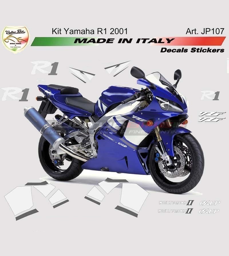 Kit autocollant complet - Yamaha R1 2001
