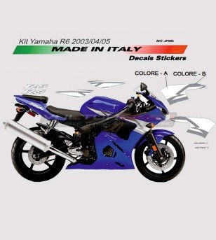 Kit adesivi completo per Yamaha R6 2003/2005