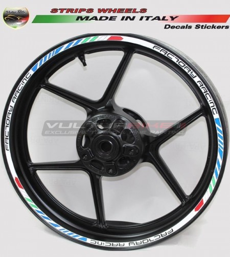 Pegatinas Factory Racing para ruedas - Yamaha R1/R6/R125