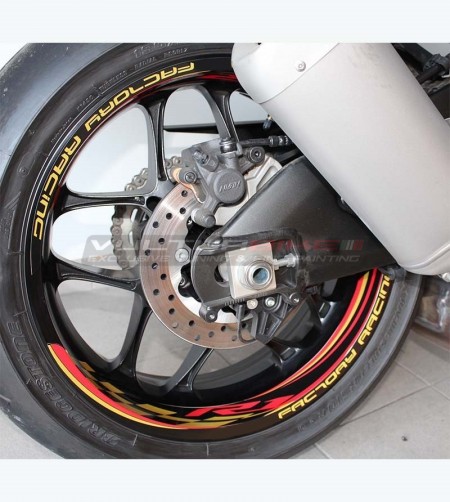 Pegatinas de ruedas de carreras de fábrica - Yamaha R1 / R6