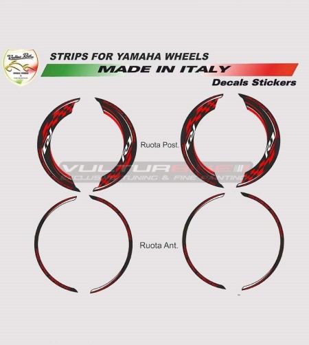 Factory Racing Wheel Stickers Kit - Yamaha R1 - R6