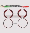 Autocollants Factory Racing Wheels - Yamaha R1 / R6