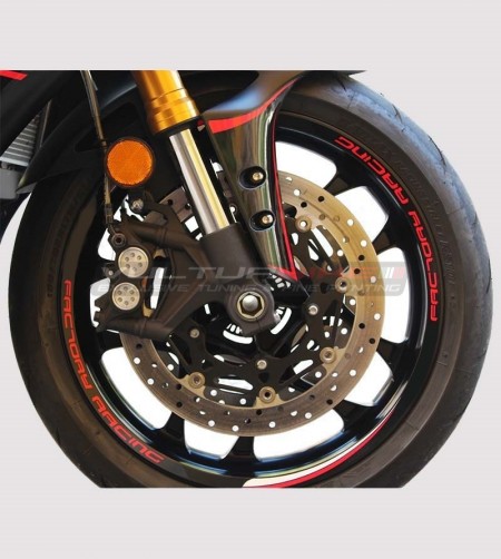 Pegatinas de ruedas de carreras de fábrica - Yamaha R1 / R6