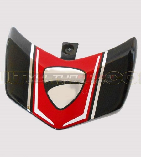 Kit adesivi design personalizzato cromato/rosso - Ducati Hypermotard 796/1100 
