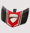 Benutzerdefinierte Chrom/rot Design Klebstoff-Kit - Ducati Hypermotard 796/1100 