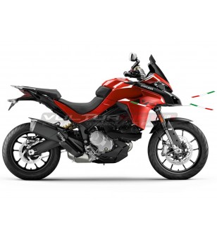 Tricolor flags for side panels - Ducati Multistrada V2 / 1260 / new 950