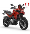 Rote Plexiglasaufkleber - Ducati Multistrada 