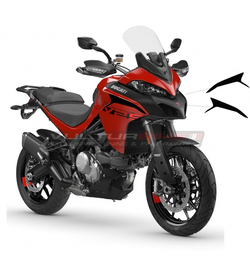 Black stickers for side panels - Ducati Multistrada V2 / 1260 / new 950