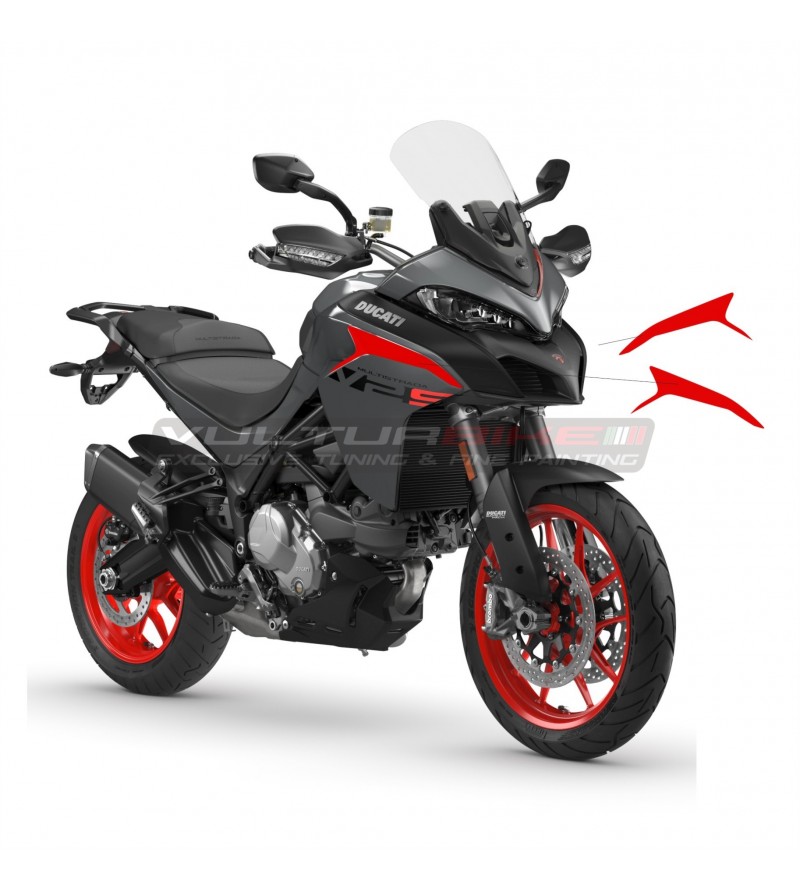 Red stickers for side panels - Ducati Multistrada V2 / 1260 / new 950