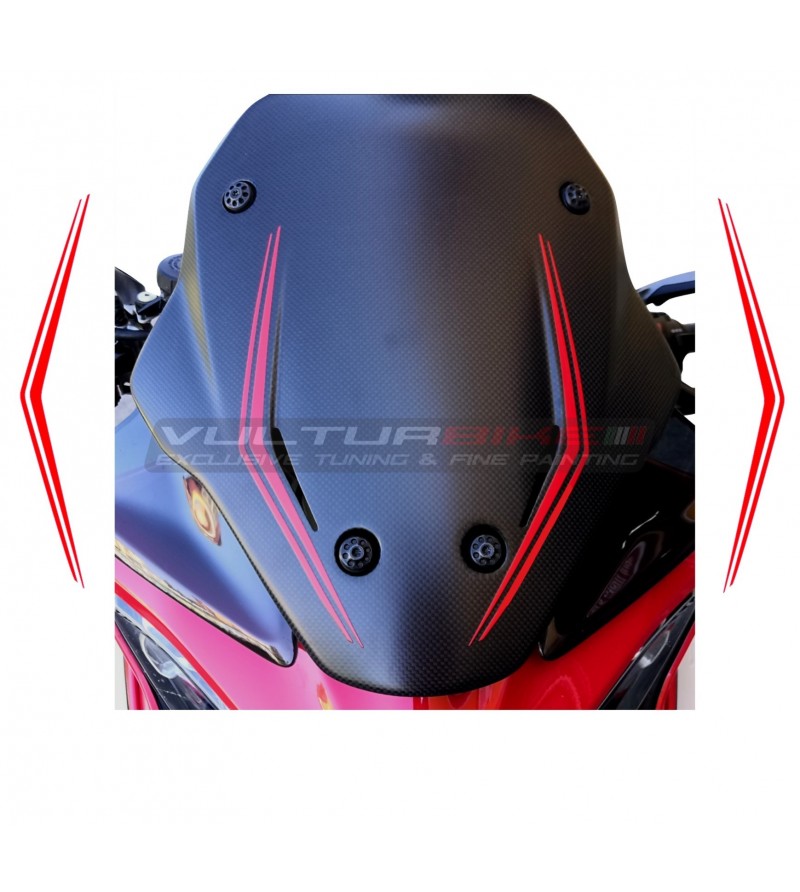 Adhesive profiles for plexiglass - Ducati Multistrada V4 / Rally