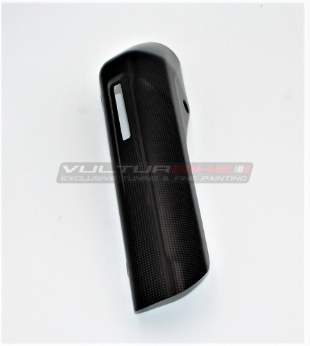Carbon top cover for Akrapovic silencer - Ducati Multistrada V4 