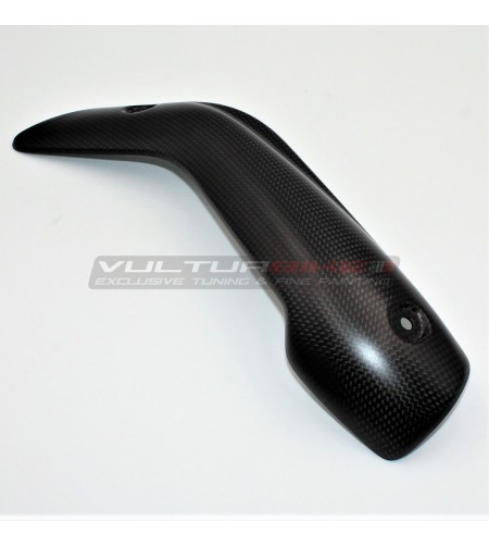 Kohlefaser-Hitzeschild für Akrapovic Vollauspuffkrümmer - Ducati Multistrada V4 