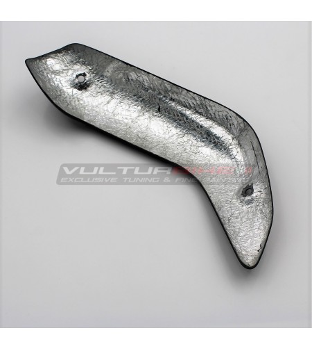 Escudo térmico de fibra de carbono para colector de escape completo Akrapovic - Ducati Multistrada V4 