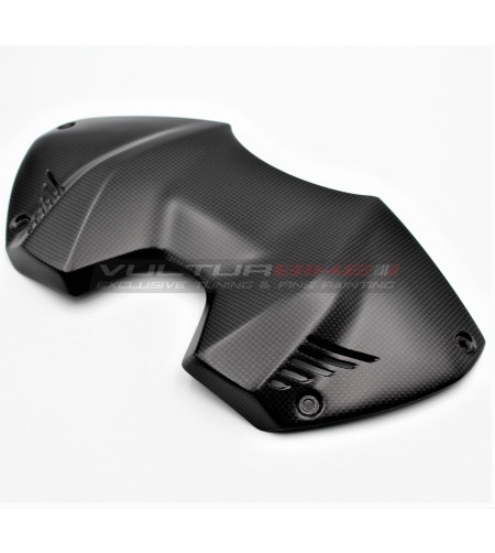 Cover batteria in carbonio design inedito - Panigale V4-S-2022 