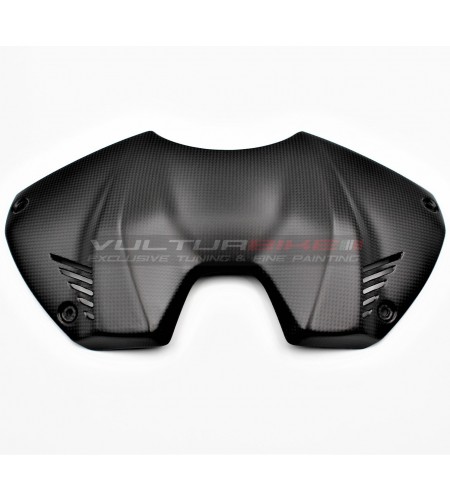Cover batteria in carbonio design inedito - Panigale V4-S-2022 