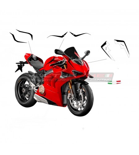 Panigale SP black design sticker kit - Ducati Panigale V4 / V4S / V4R