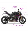 Kit d’autocollants de couleur Fuchsia - Ducati Streetfighter V4 / V4S 