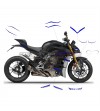 Kit d’autocollants de couleur bleue - Ducati Streetfighter V4 / V4S 