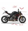 Kit adesivi colorati rosso Ducati - Ducati Streetfighter V4 / V4S 