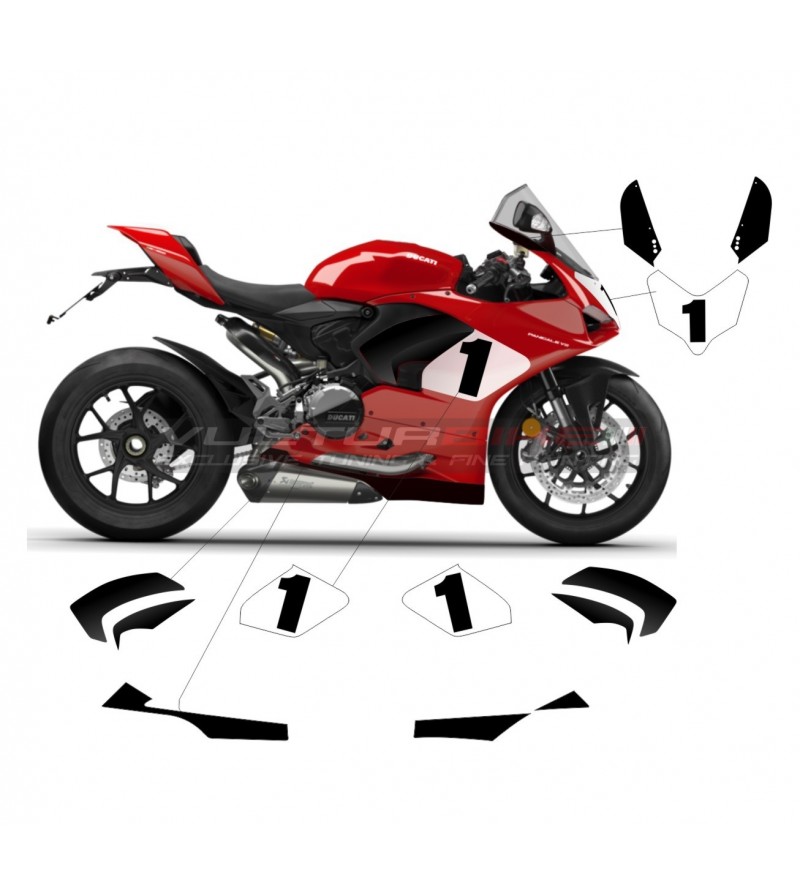 Diseño del kit de pegatinas 25 aniversario 916 Carl Fogarty - Ducati Panigale V2 2020 / 2022