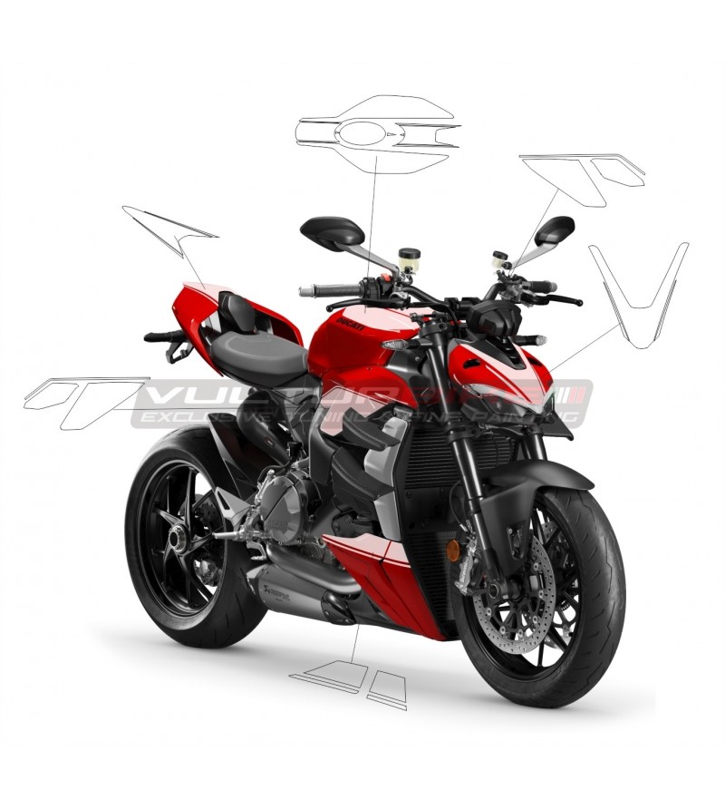 Kit completo de pegatinas - Ducati Streetfighter V2