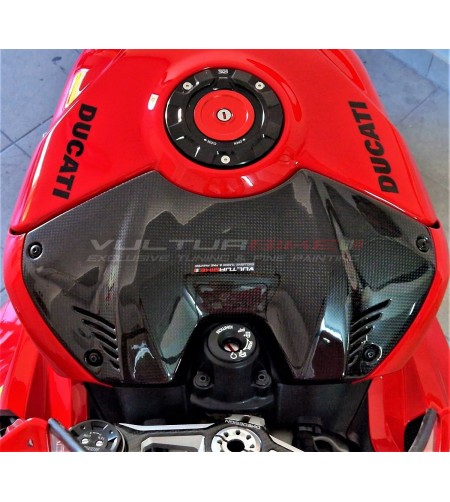 Cover batteria in carbonio design inedito - Panigale V4-S-2022 